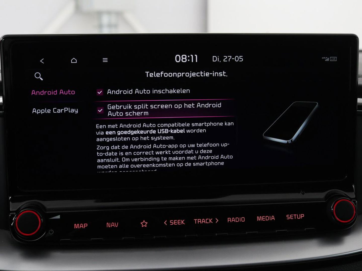 Kia Xceed 1.6 GDI PHEV | Carplay | Navigatie | Half leder | Climate control | Keyless | Full LED | Cruise control | Bluetooth