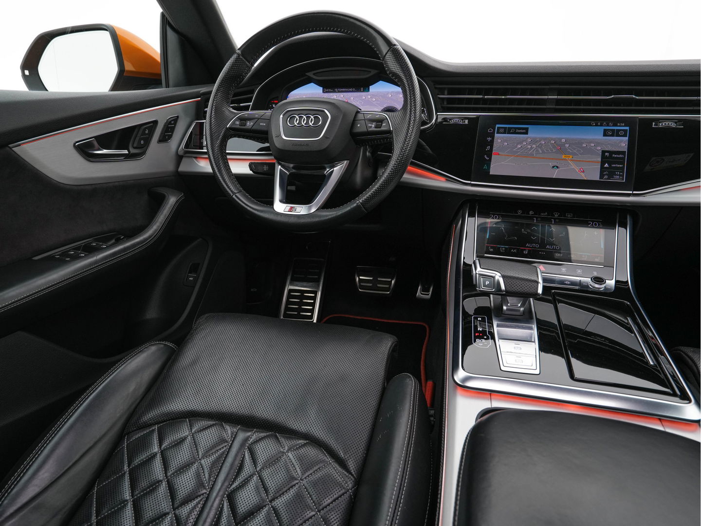 Audi Q8 50 TDI Quattro Pro Line S Aut. *PANO | LUXURY-LEATHER | HEAD-UP | HD-MATRIX | SOFT-CLOSE | TOPVIEW | DIGI-COCKPIT | MEMORY-PACK | SPORT-SEATS | KEYLESS | AIR-SUSPENSION | AMBIENT-LIGHT | DAB+ | NAVI-FULLMAP | TOWBAR |