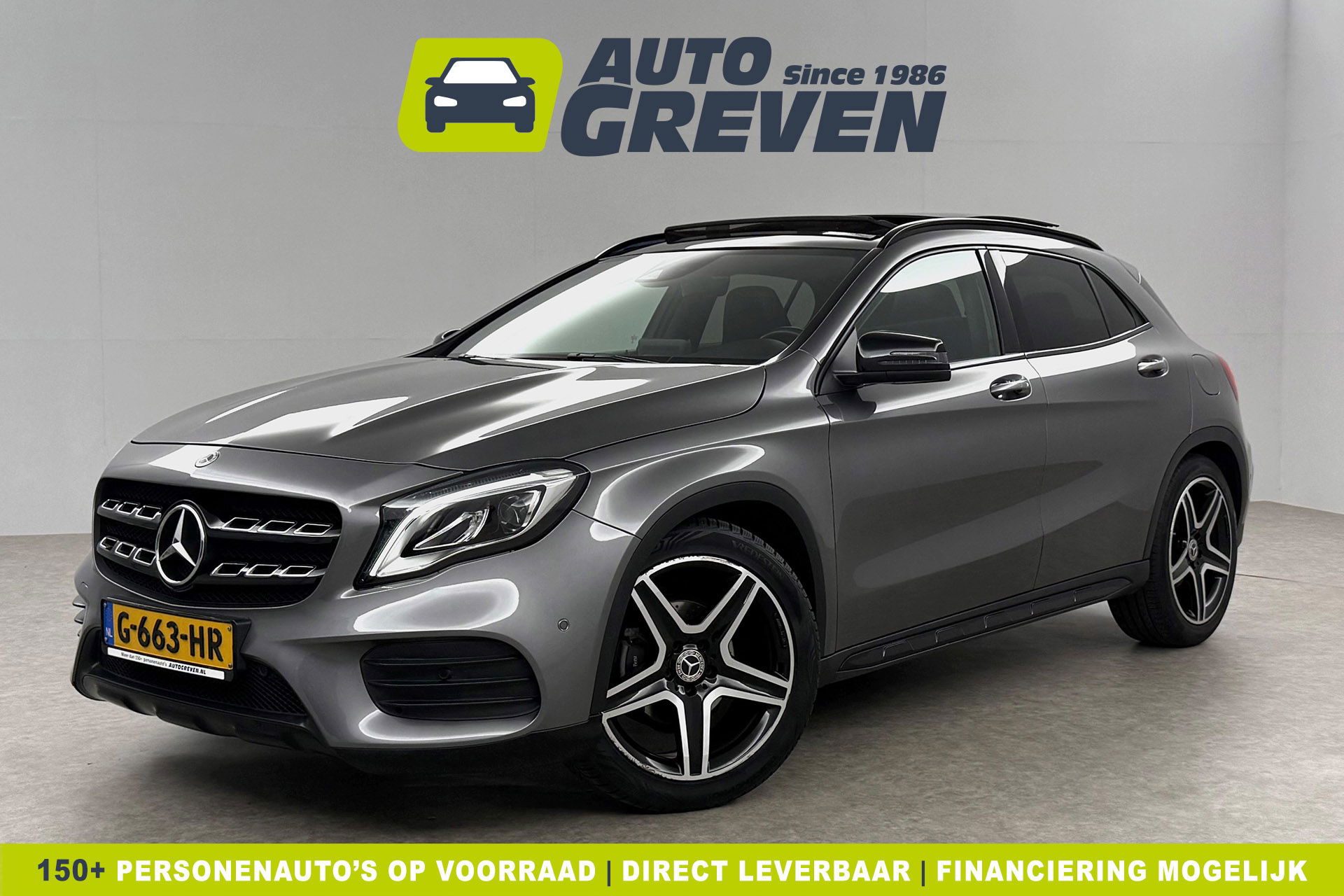 Mercedes-Benz GLA 180 AMG Night Upgrade Pano LED Camera Carplay Clima Cruise Navigatie PDC 19''LMV