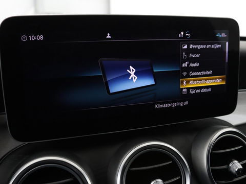 Mercedes-Benz C-Klasse 160 Business Solutions AMG | Stoelverwarming | Trekhaak | Leder/Alcantara | Camera | Navigatie | Park Assist | Full LED | Climate control
