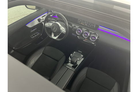Mercedes-Benz A-Klasse 250 e AMG 235PK Hybride Pano Memory Sfeerverl. LED Virtual Camera Cruise Clima Navi PDC 18"LMV