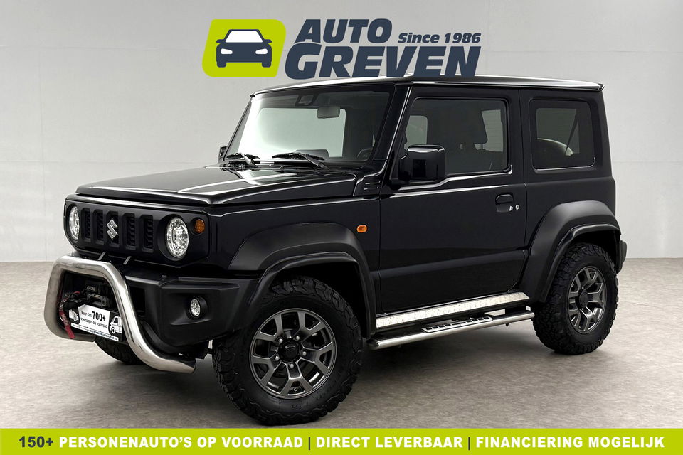 Suzuki Jimny 1.5 Allgrip 4x4 Airco Bullbar Lier Trekhaak Camera Cruise Navi LED Sidebars 4 Persoons 15"LMV