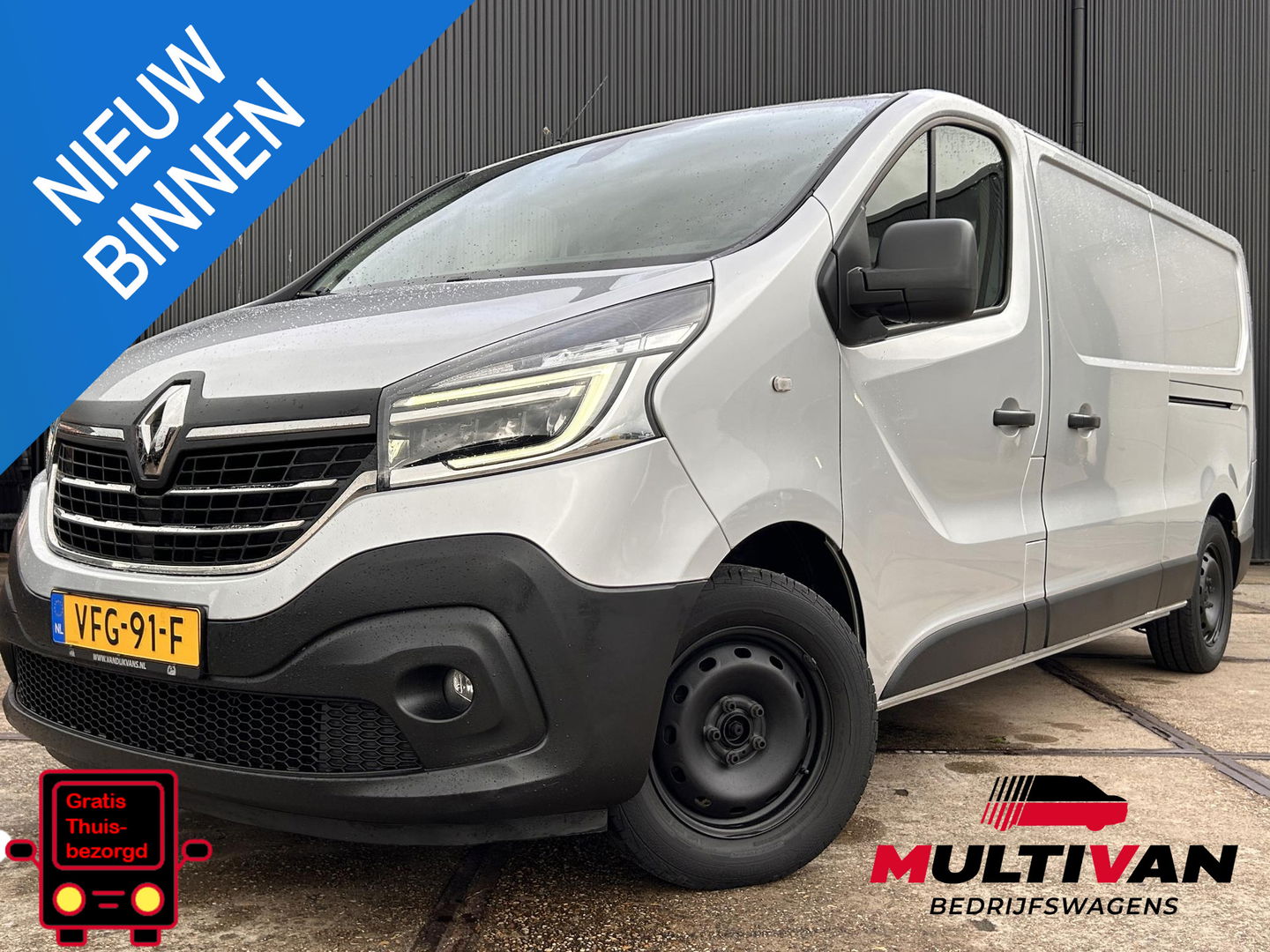 Renault Trafic 2.0 dCi 145PK L2H1 Luxe MARGE | LED | CUSTOM GELUIDSSYSTEEM | AUT | Dubbele schuifdeur