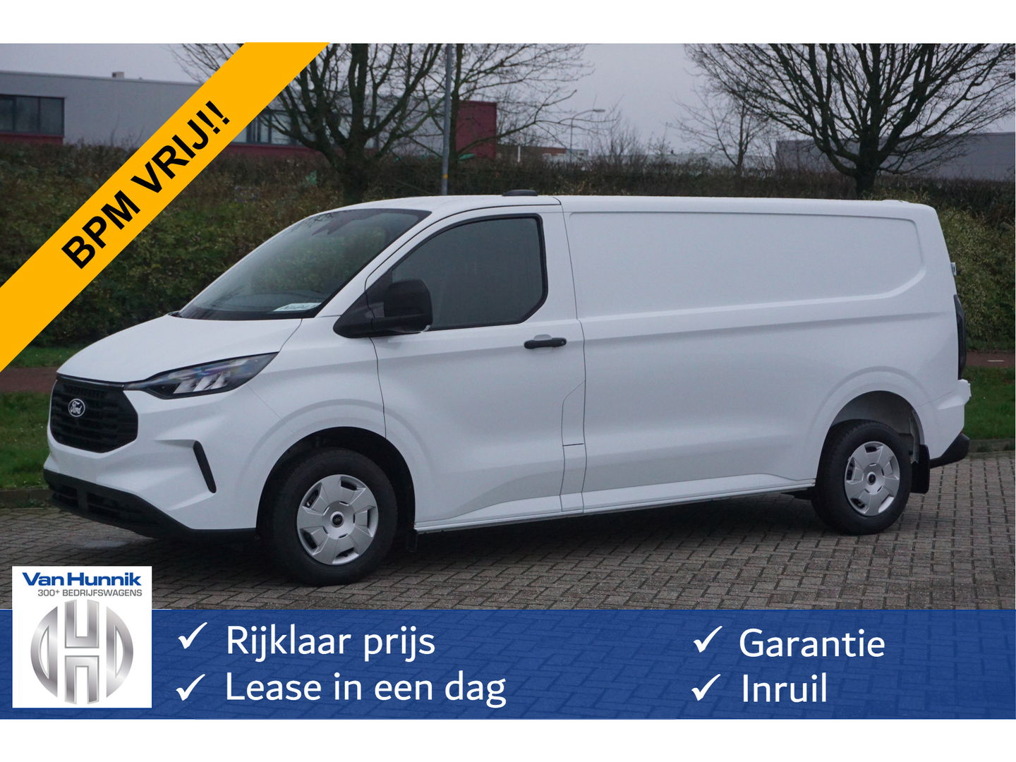 Ford Transit Custom 300L 136PK Trend BPM VRIJ!! 13" Sync Scherm incl. Apple CP/ Android A, Cam, LED!! NR. 979