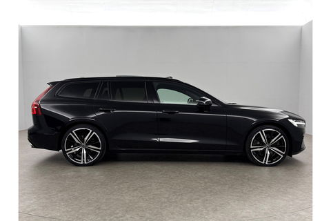 Volvo V60 2.0 T6 Recharge AWD R-Design 350PK Pano Trekhaak Camera Carplay LED Memory Navi Virtual Clima Cruise 20"LMV Leder PDC