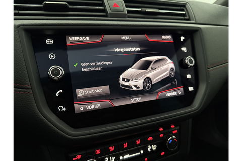 SEAT Ibiza 1.0 TSI FR Pano Beats Camera Carplay Clima Cruise LED Navigatie PDC 17"LMV