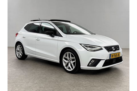 SEAT Ibiza 1.0 TSI FR Pano Beats Camera Carplay Clima Cruise LED Navigatie PDC 17"LMV