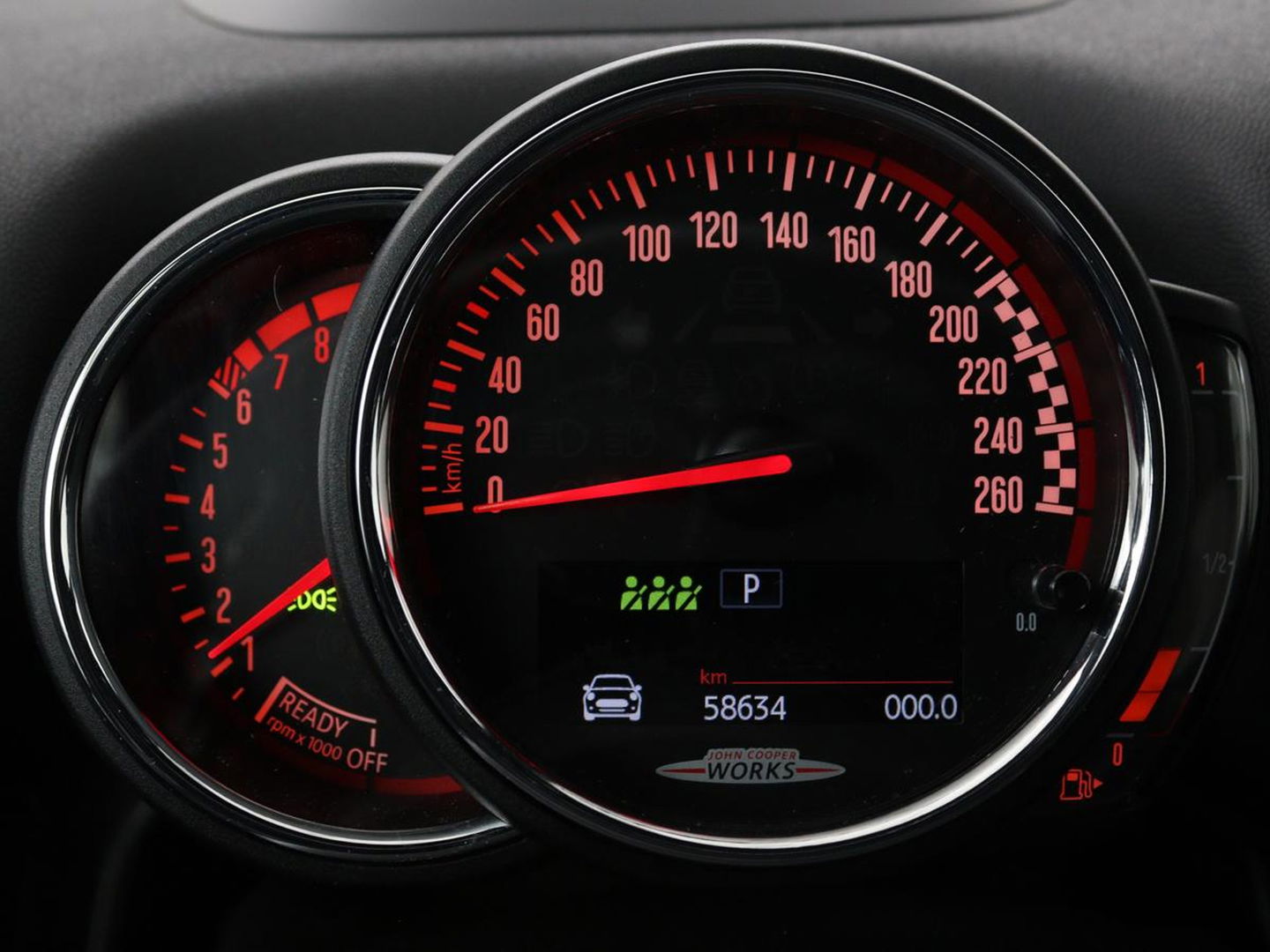 MINI Countryman 2.0 John Cooper Works ALL4 Chili | Panoramadak | Stoelverwarming | Leder | Head-Up | Harman/Kardon | Carplay | Memory