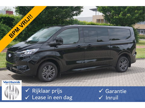 Ford Transit Custom 320L 170PK DC Limited AUT BPM VRIJ!! Navi, ACC, 360° Cam, 17" LM, Elek. Schuifdeur!! NR. 308