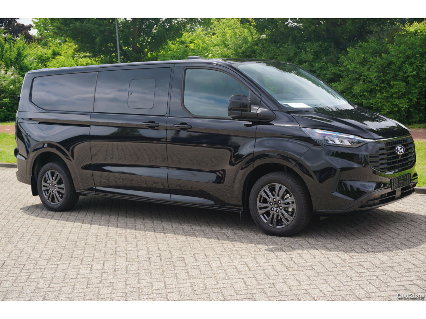 Ford Transit Custom 320L 170PK DC Limited AUT BPM VRIJ!! Navi, ACC, 360° Cam, 17" LM, Elek. Schuifdeur!! NR. 308