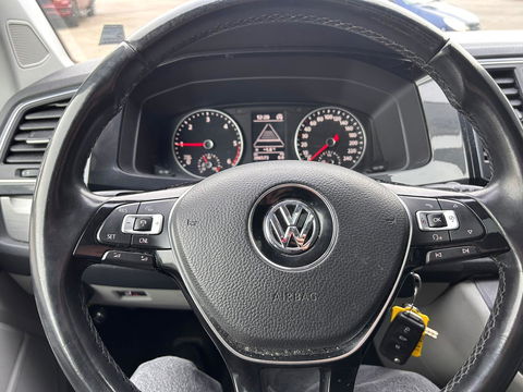 Volkswagen Transporter 199PK 2.0 TDI L2H1 DC Highline | MARGE | Standkachel | 2x schuifdeur | PANO