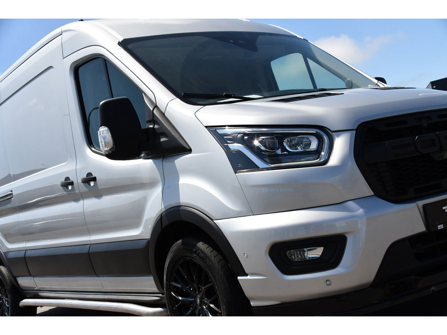 Ford Transit 350 2.0 TDCI L3H2 Limited PB Edition Adaptieve Cruise, 360 Camera, Carplay, 2 x Schuifdeur, Automaat, Xenon, Automaat, Uniek!