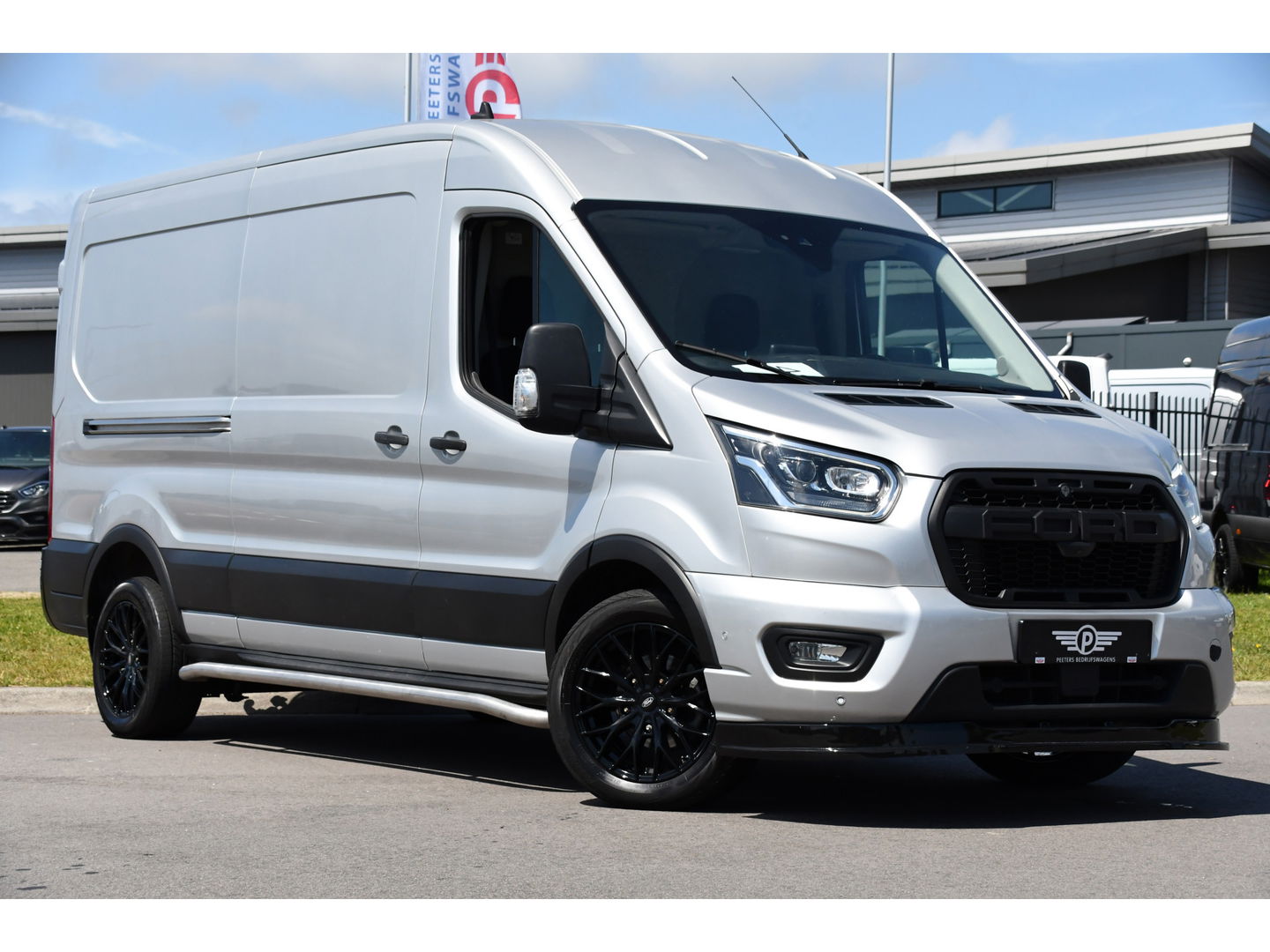 Ford Transit 350 2.0 TDCI L3H2 Limited PB Edition Adaptieve Cruise, 360 Camera, Carplay, 2 x Schuifdeur, Automaat, Xenon, Automaat, Uniek!
