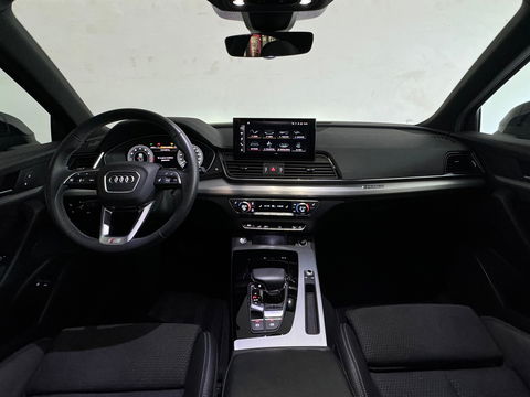 Audi Q5 55 TFSI e S Line Pano|Luchtveri|HuD|Massage|Trekhaak