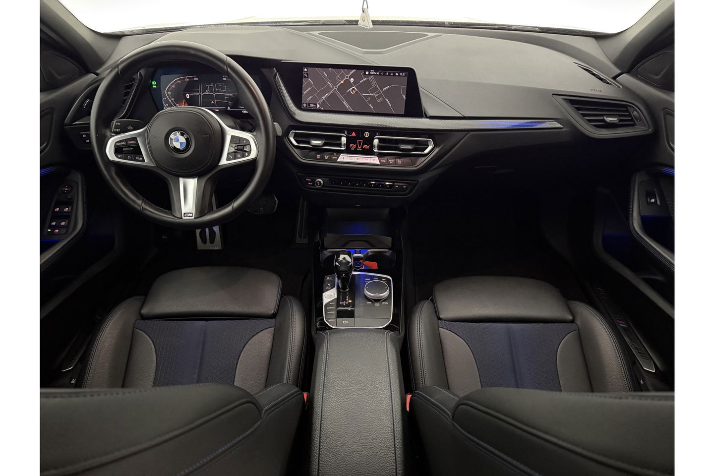 BMW 1-serie 118i M Sport LED Camera Carplay Sfeerverl. Clima Cruise Virtual Navi PDC 18"LMV