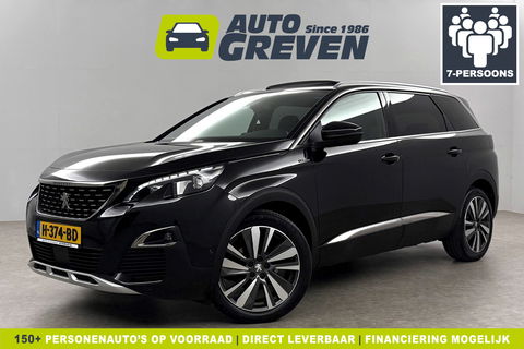 Peugeot 5008 1.2 PureTech GT-Line 7p 360 Camera Pano Virtual LED Sfeerverl. Trekhaak Carplay Cruise Clima 19"LMV Navi PDC