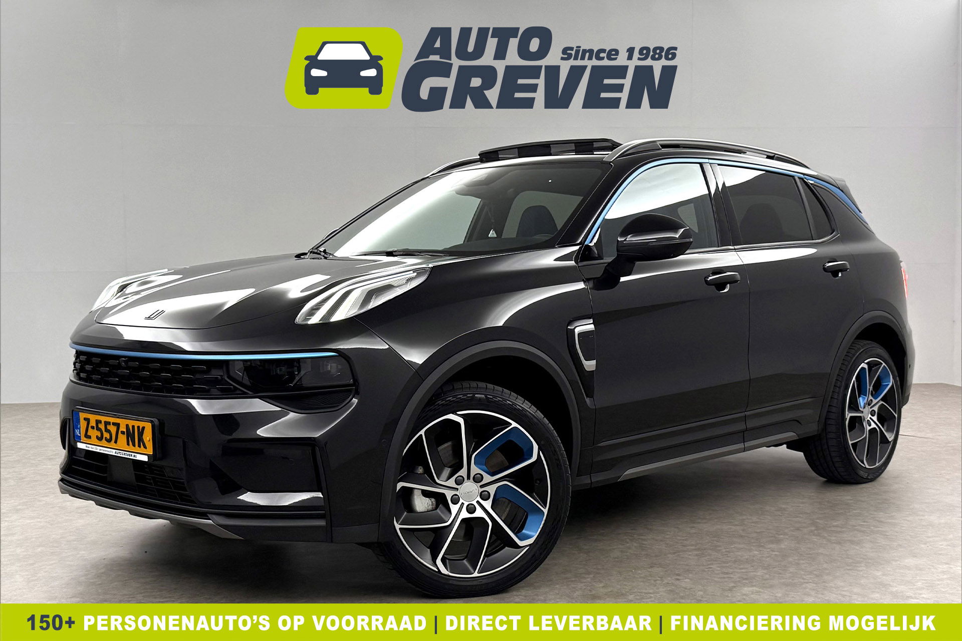 Lynk Co 01 1.5 262PK Hybride 360Camera Pano LED Sfeerverl. Virtual Carplay ACC Clima Memory Navi 20"LMV Winterpack!