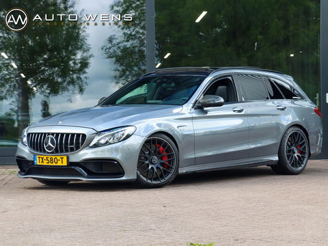 Mercedes-Benz C-Klasse Estate AMG 63 S | Schaalstoelen | Burmester | Schuifdak | Dealeronderhouden