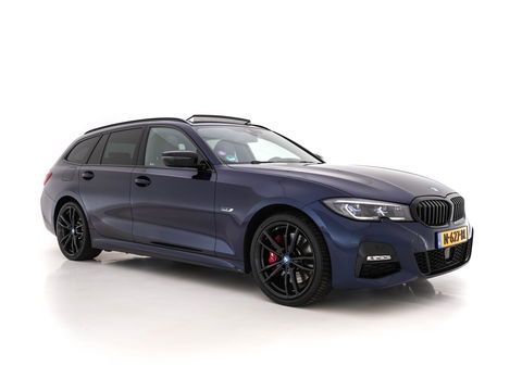 BMW 3 Serie Touring 330e Business Edition Plus M-Sportpack (INCL-BTW) *PANO | VERNASCA-FULL-LEATHER | HEAD-UP | FULL-LED | DIGI-COCKPIT | NAVI-FULLMAP | HEATED-SPORTSEATS | HIFI-SOUND | CAMERA | AMBIENT-LIGHT | TOWBAR | 19''ALU*