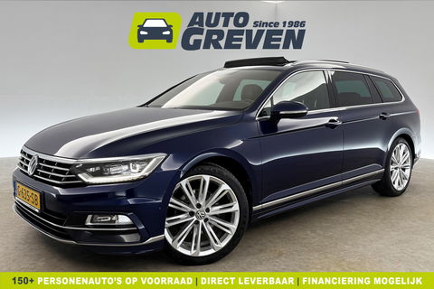 Volkswagen Passat 1.5 TSI 150PK R-line DSG Pano LED ACC Virtual Carplay Trekhaak Camera Navi Clima PDC Leder 19"LMV