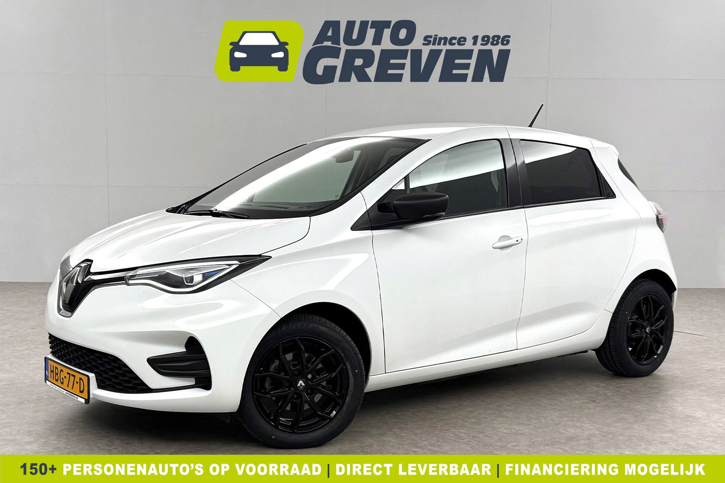 Renault ZOE R110 Life 52 kWh | Huur Accu | 109PK Elektrisch Automaat Virtual Airco Carplay Cruise 16"LMV