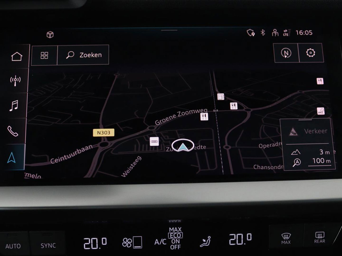 Audi A3 30 TFSI S edition | Carplay | Full LED | Virtual Cockpit | Sportstoelen | Half leder | Getint glas | Climate control | Cruise control