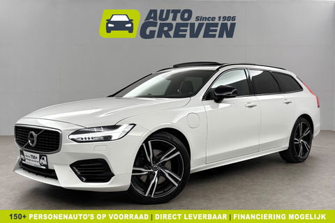 Volvo V90 2.0 T8 AWD R-Design bowers&wilkins 341PK 360 Camera Pano LED Virtual Sfeer Trekhaak Carplay Cruise Clima Leder Memory Head up Display 20"LMV Navi PDC