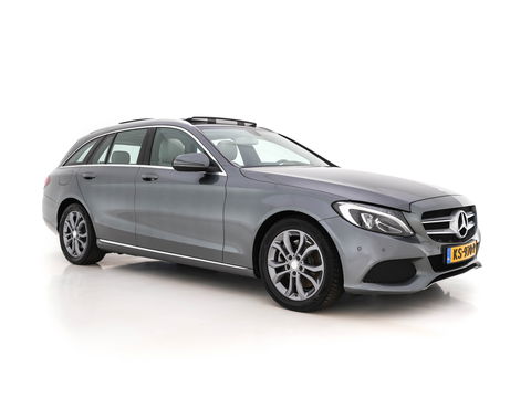 Mercedes-Benz C-Klasse Estate 300 CDI HYBRID Avantgarde Lease Edition Aut. *PANO | LEATHER-MICROFIBRE | FULL-LED | NAVI-FULLMAP | SPORT-SEATS | ECC | SHIFT-PADDLES | PDC | CRUISE | TOWBAR | 17''ALU*