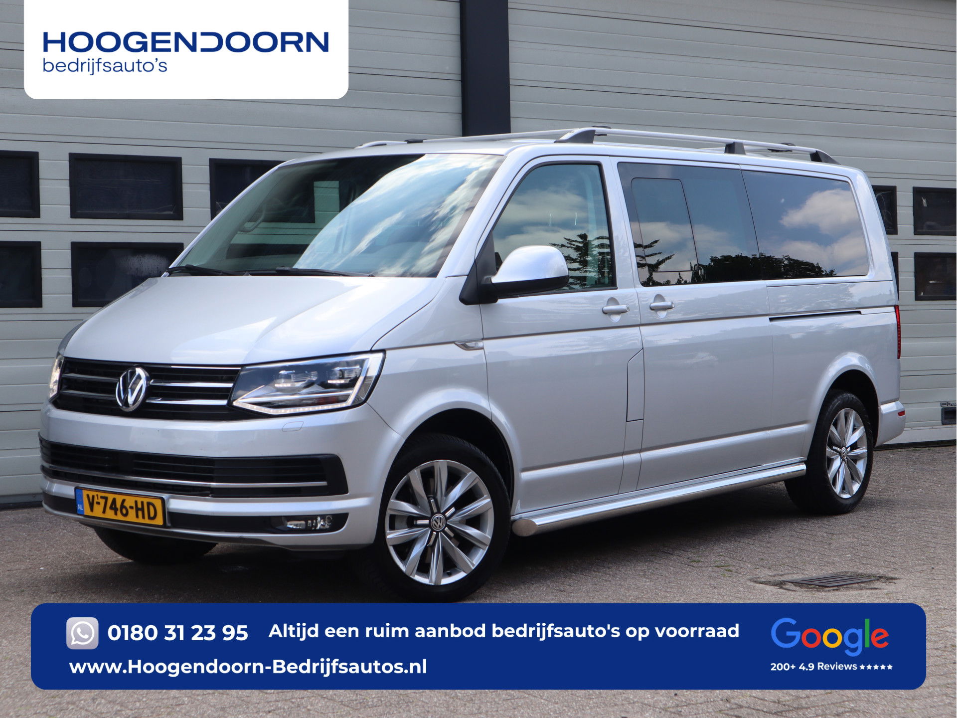 Volkswagen Transporter 2.0 TDI 204pk DSG L2 DC - Highline - LED - Leder - L+R Schuif