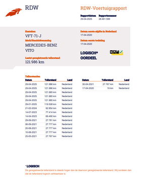 Mercedes-Benz Vito 114 CDI Lang L2H1 / AIRCO / CRUISE CONTROLE / NAVI / CAMERA / EURO 6