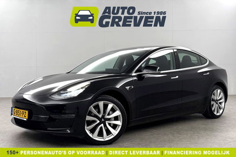 Tesla Model 3 Long Range AWD 75 kWh 360Camera 351PK Autopilot Pano Memory LED Cruise Clima 19"LMV Navi PDC Stoelverwarming