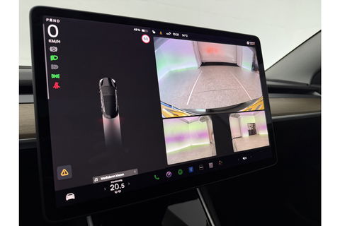 Tesla Model 3 Long Range AWD 75 kWh 360Camera 351PK Autopilot Pano Memory LED Cruise Clima 19"LMV Navi PDC Stoelverwarming