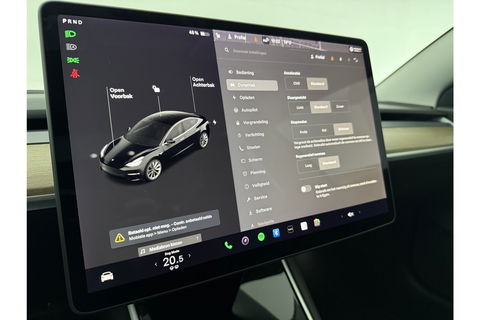 Tesla Model 3 Long Range AWD 75 kWh 360Camera 351PK Autopilot Pano Memory LED Cruise Clima 19"LMV Navi PDC Stoelverwarming