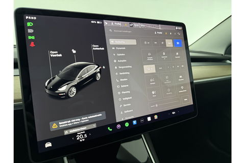 Tesla Model 3 Long Range AWD 75 kWh 360Camera 351PK Autopilot Pano Memory LED Cruise Clima 19"LMV Navi PDC Stoelverwarming