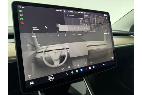 Tesla Model 3 Long Range AWD 75 kWh 360Camera 351PK Autopilot Pano Memory LED Cruise Clima 19"LMV Navi PDC Stoelverwarming