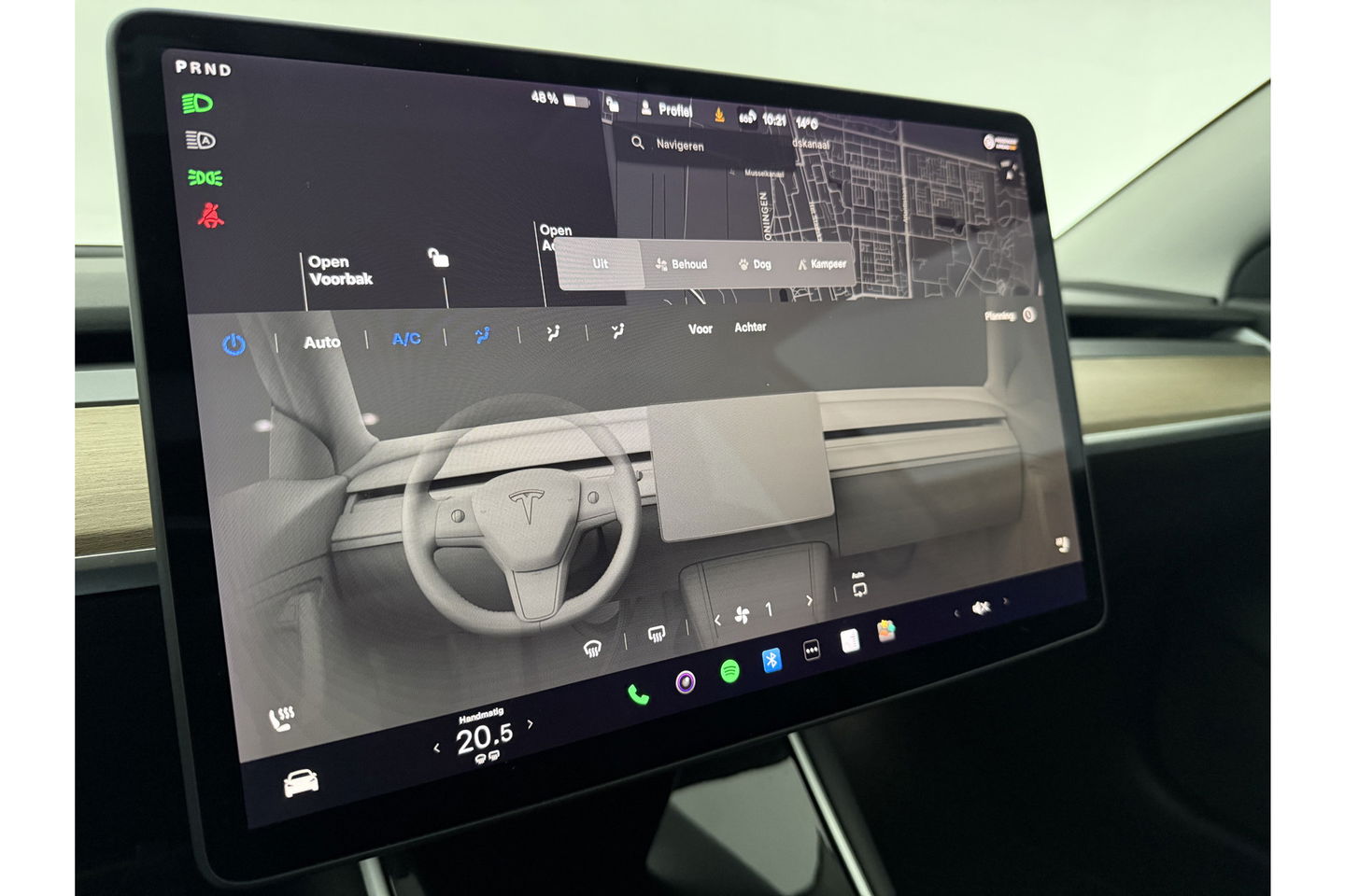 Tesla Model 3 Long Range AWD 75 kWh 360Camera 351PK Autopilot Pano Memory LED Cruise Clima 19"LMV Navi PDC Stoelverwarming