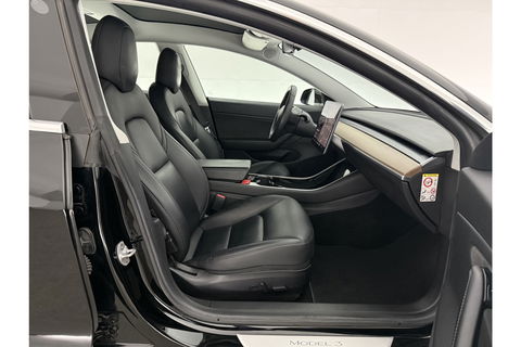 Tesla Model 3 Long Range AWD 75 kWh 360Camera 351PK Autopilot Pano Memory LED Cruise Clima 19"LMV Navi PDC Stoelverwarming