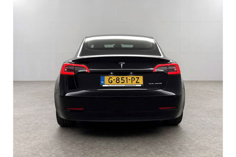 Tesla Model 3 Long Range AWD 75 kWh 360Camera 351PK Autopilot Pano Memory LED Cruise Clima 19"LMV Navi PDC Stoelverwarming