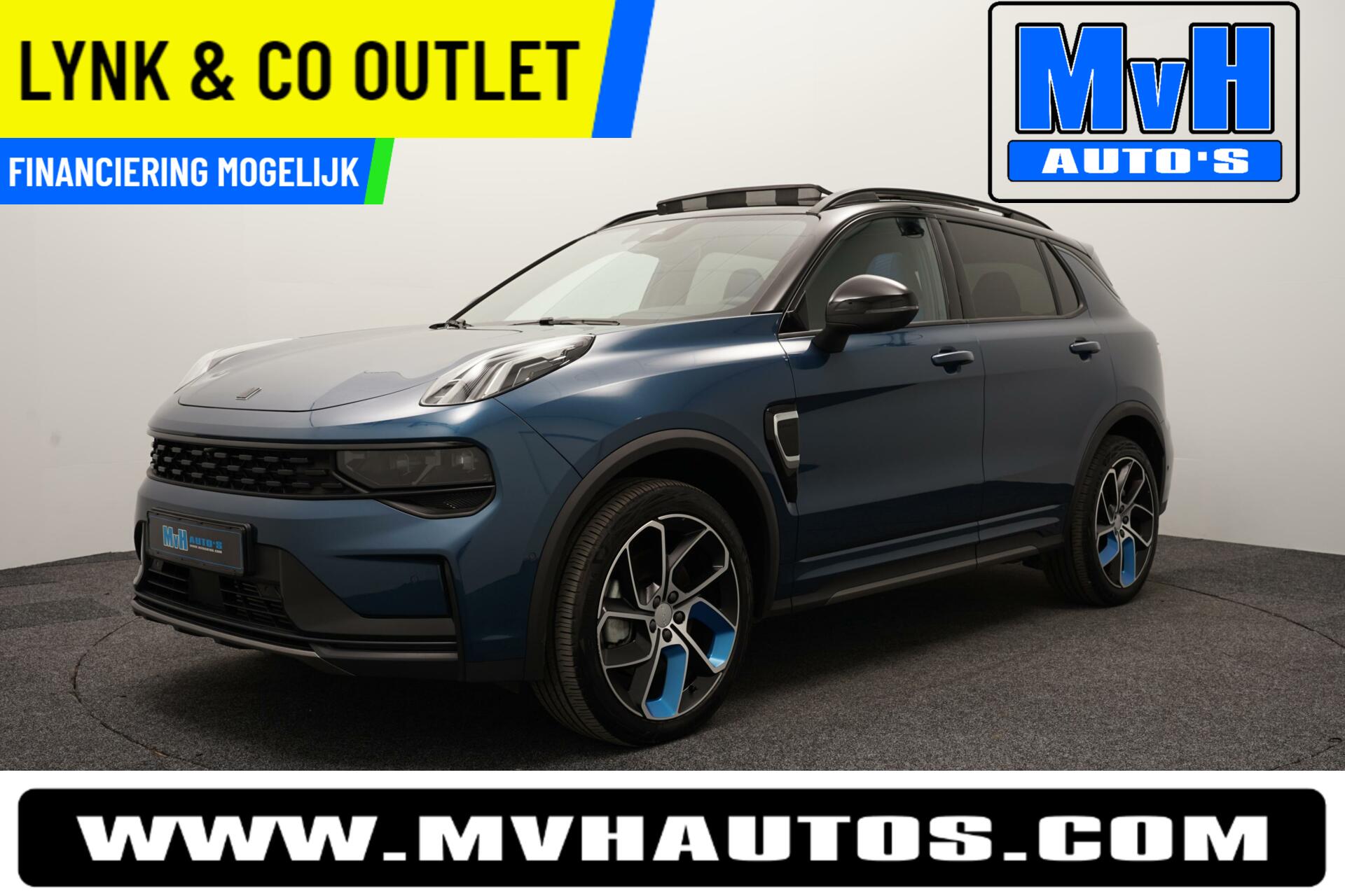 Lynk & Co 01 1.5 Plug-in Hybride|ZWARTE.HEMEL|360ºCAM|Black Edition|