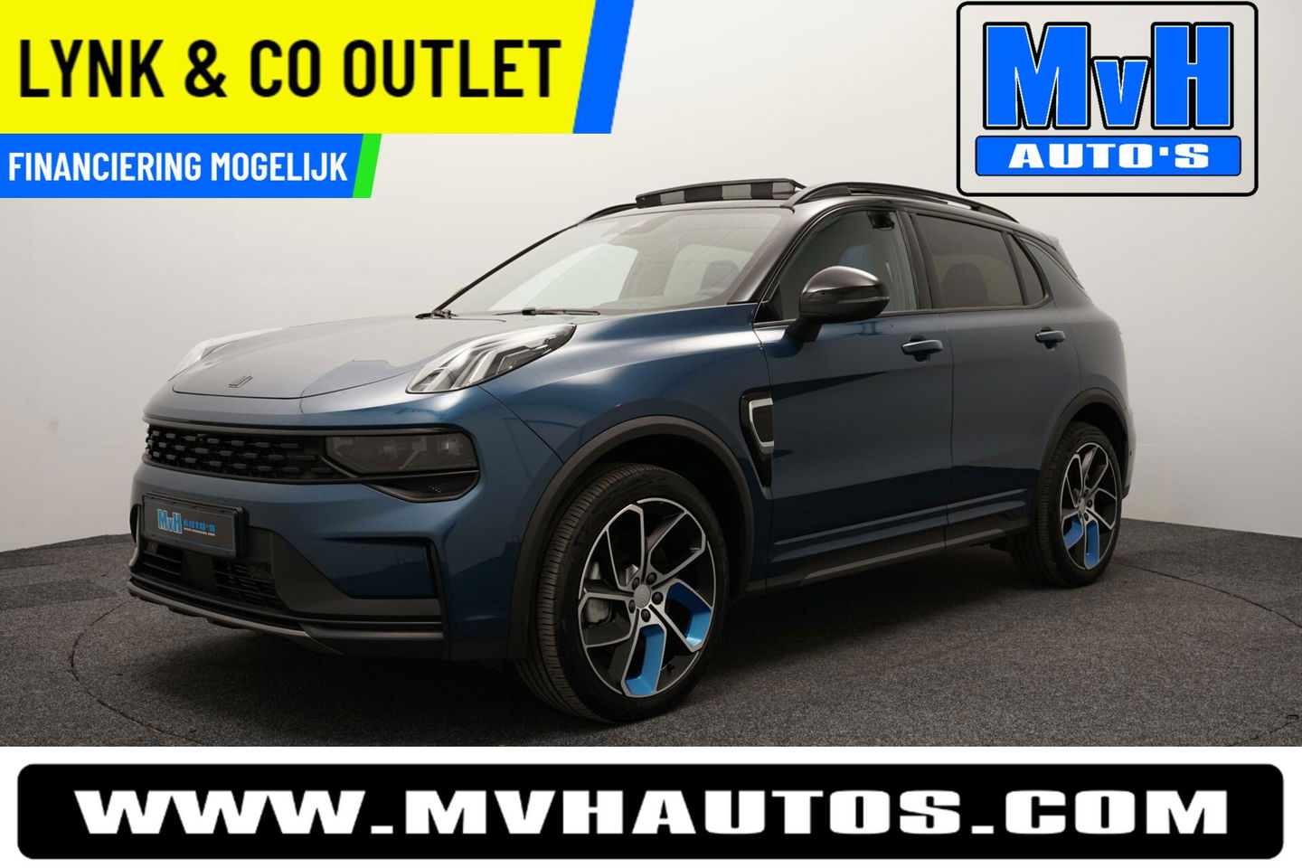 Lynk & Co 01 1.5 Plug-in Hybride|ZWARTE.HEMEL|360ºCAM|Black Edition|
