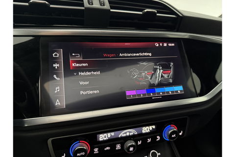 Audi Q3 35 TFSI 150PK Pano Trekhaak Sfeer LED Virtual Carplay Camera Clima Cruise Navi PDC 19''LMV