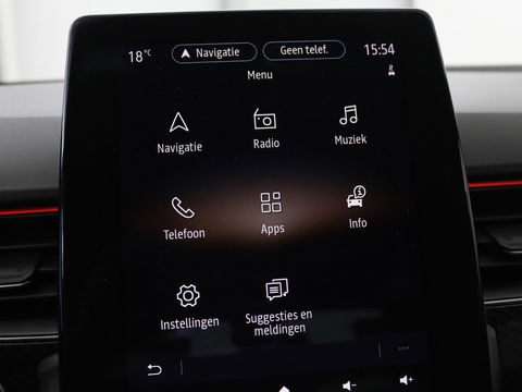 Renault Arkana 1.6 E-Tech Hybrid 145 R.S. Line | Leder/Alcantara | Stoel & stuurverwarming | Adaptive cruise | Camera | BOSE Sound | Carplay | Sfeerverlichting | Full LED | Keyless | Navigatie | Climate control