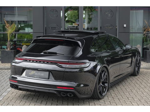 Porsche Panamera Sport Turismo 2.9 4S 560pk E-Hybrid Facelift Panoramadak *BTW* Luchtvering Softclose Bose 21" LMV Camera
