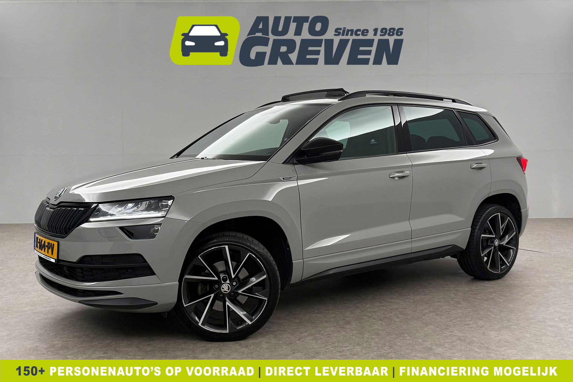 Škoda Karoq 1.5 TSI 150PK DSG Pano LED Sfeer Trekhaak Virtual Canton-Audio Camera Carplay Cruise Clima Navi 19"LMV