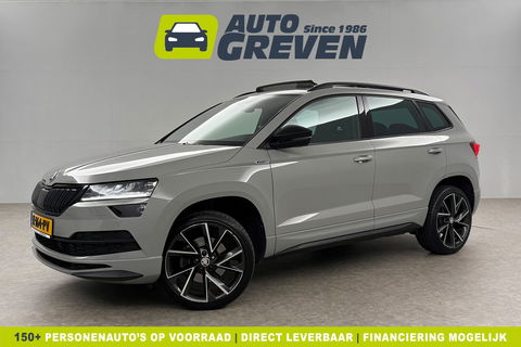 Škoda Karoq 1.5 TSI 150PK DSG Pano LED Sfeer Trekhaak Virtual Canton-Audio Camera Carplay Cruise Clima Navi 19"LMV