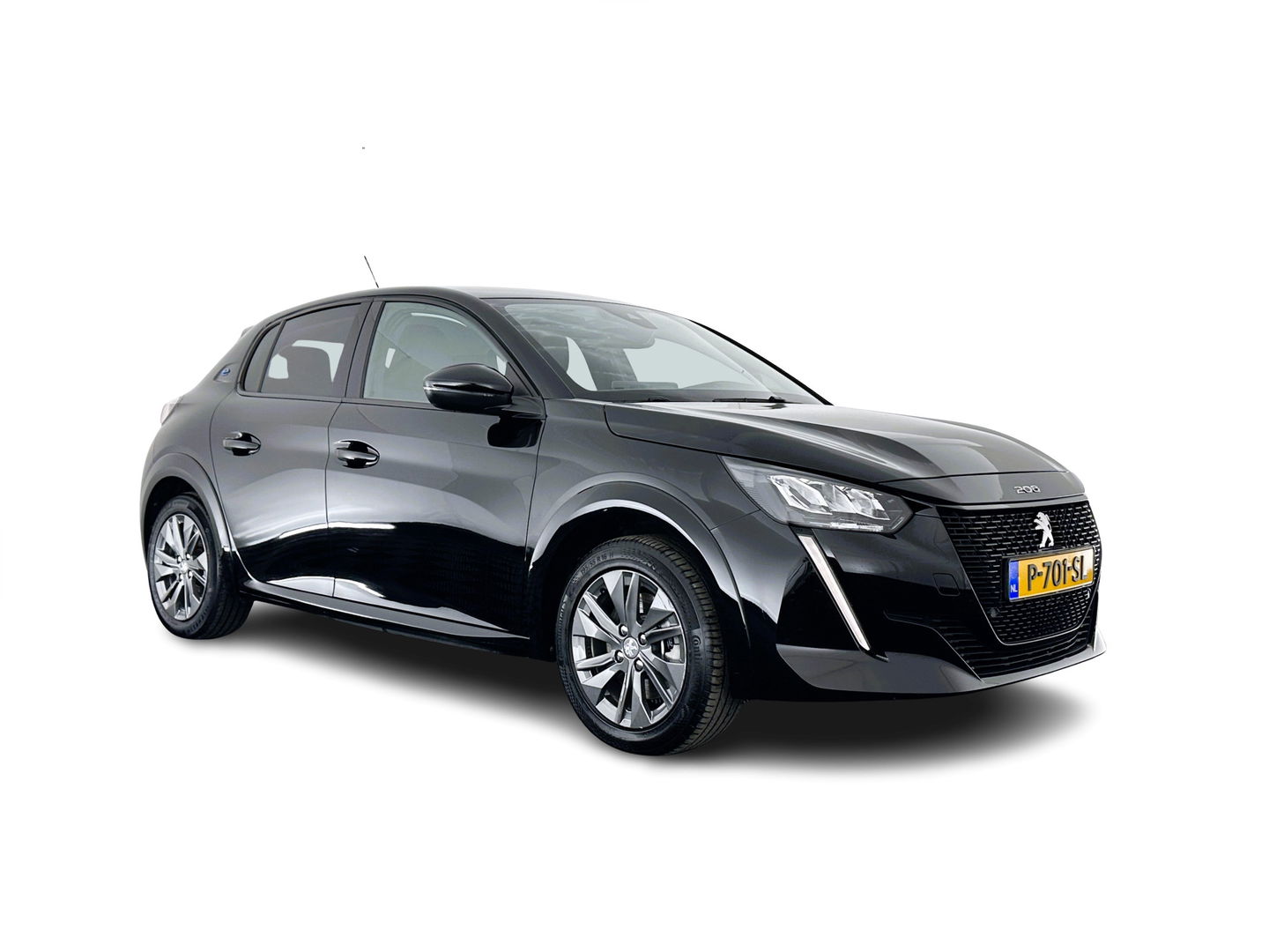 Peugeot e-208 EV Allure Pack 50 kWh [ 3-Fase ] (INCL-BTW) *1/2LEATHER | FULL-LED | DIGI-COCKPIT | CCS-FASTLOADER | KEYLESS | CAMERA | NAVI-FULLMAP | APP.CONNECT | LANE-ASSIST | DAB+ | CRUISE | SPORT-COMFORT-SEATS | 1/2-LEATHER | 16"ALU*