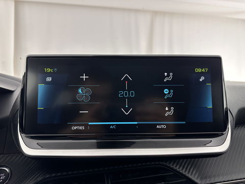 Peugeot e-208 EV Allure Pack 50 kWh [ 3-Fase ] (INCL-BTW) *1/2LEATHER | FULL-LED | DIGI-COCKPIT | CCS-FASTLOADER | KEYLESS | CAMERA | NAVI-FULLMAP | APP.CONNECT | LANE-ASSIST | DAB+ | CRUISE | SPORT-COMFORT-SEATS | 1/2-LEATHER | 16"ALU*