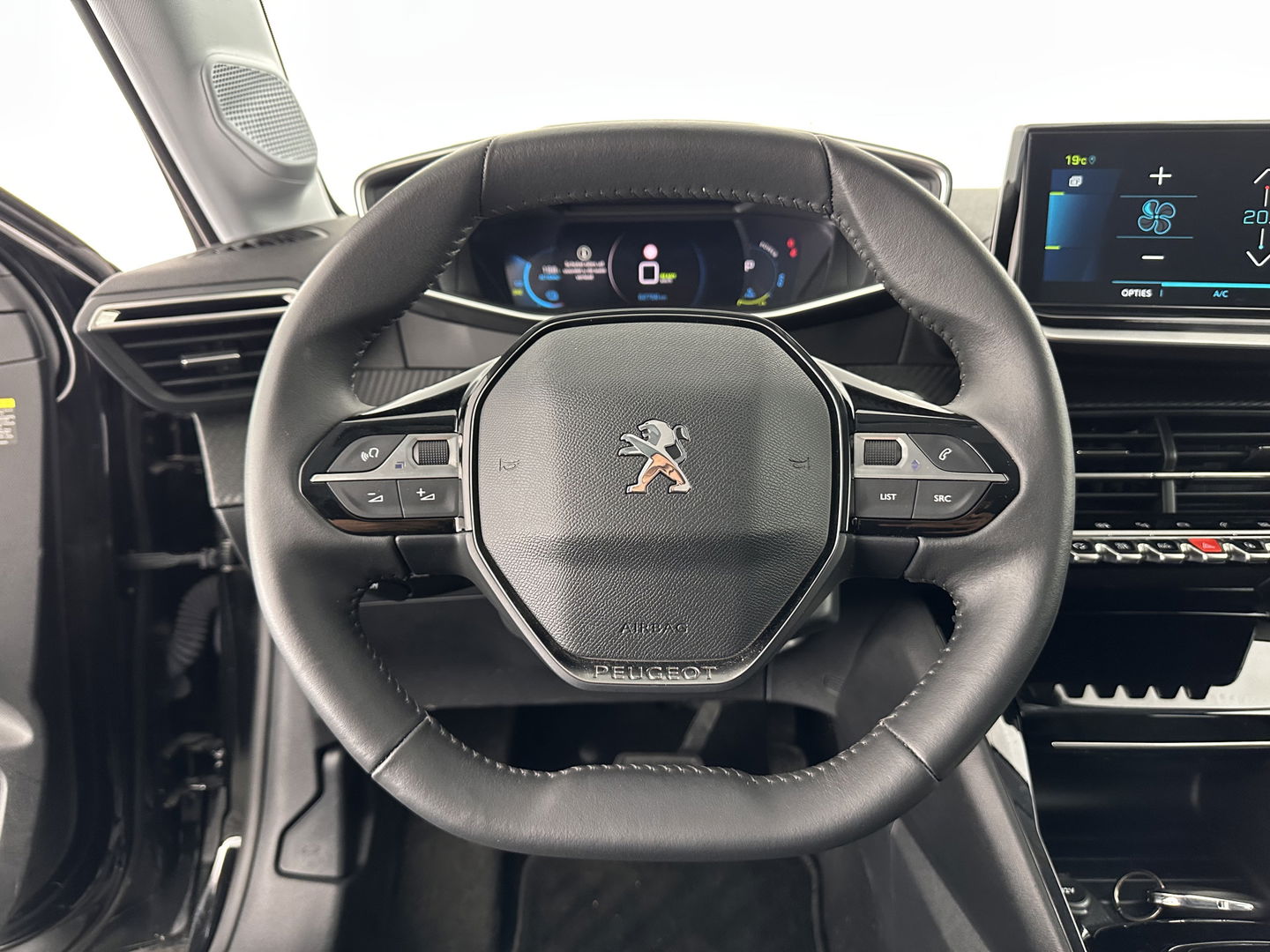 Peugeot e-208 EV Allure Pack 50 kWh [ 3-Fase ] (INCL-BTW) *1/2LEATHER | FULL-LED | DIGI-COCKPIT | CCS-FASTLOADER | KEYLESS | CAMERA | NAVI-FULLMAP | APP.CONNECT | LANE-ASSIST | DAB+ | CRUISE | SPORT-COMFORT-SEATS | 1/2-LEATHER | 16"ALU*