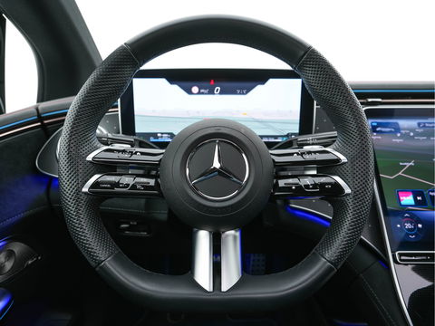 Mercedes-Benz EQE 350+ Launch-Edition AMG-Line 91 kWh [ 3-Fase ] Aut. *PANO | BURMESTER-SURROUND | ADAPTIVE-CRUISE | BLINDSPOT | LEATHER-MICROFIBRE | FULL-LED | AMBIENT-LIGHT | MEMORY-PACK | DIGI-COCKPIT | SPORT-SEATS | CAMERA | KEYLESS | DAB+ | CARPLAY |