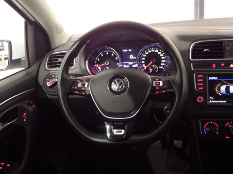 Volkswagen Polo 1.2 TSI R-Line "Origineel NL!" Apple-Carplay Leer Navigatie Bluetooth Parkeersens, van 2e eigenaar in nieuwstaat!